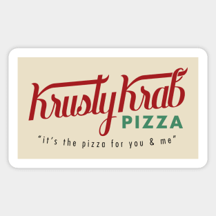 Krusty Krab Pizza Sticker